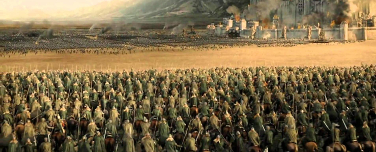 How would it feel to be a rider of Rohan in the moments before charging into the army of Mordor?